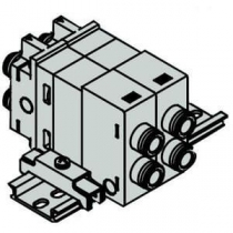 Вынесенный сдвоенный пневмозамок SMC VQ2000-FPG-N9N9-DN